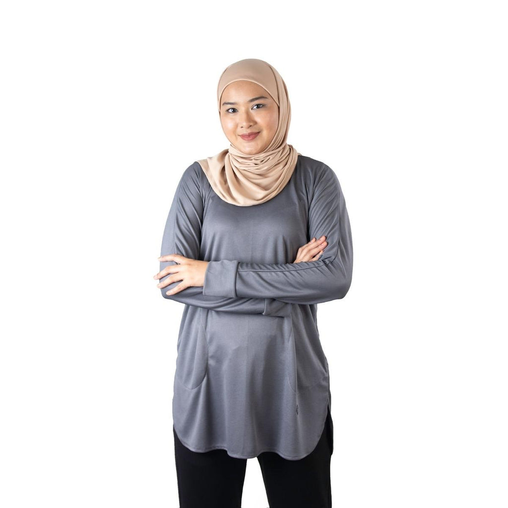 Afactivecasual Air-lite V scarf with inner attached
