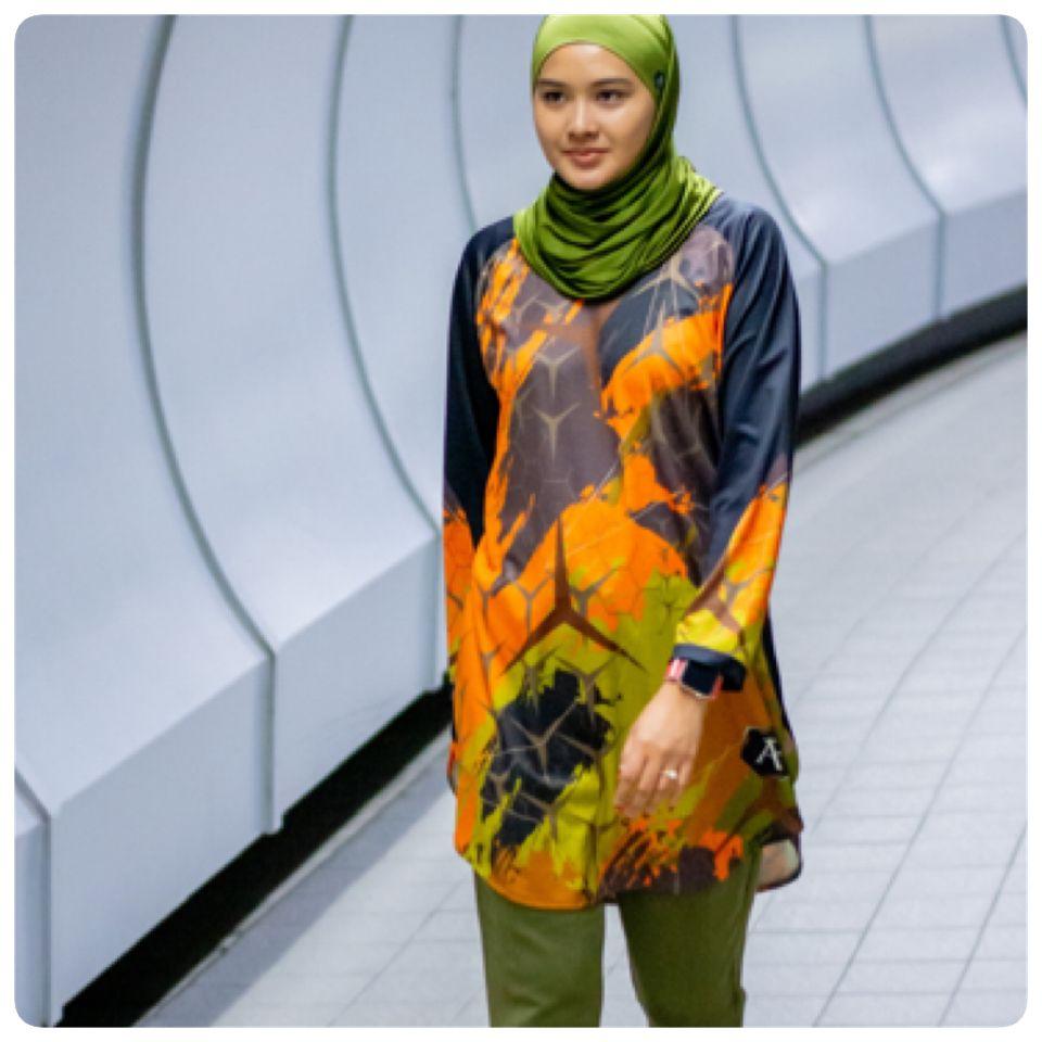 Afactivecasual Muslimah Athleisure Modest Top