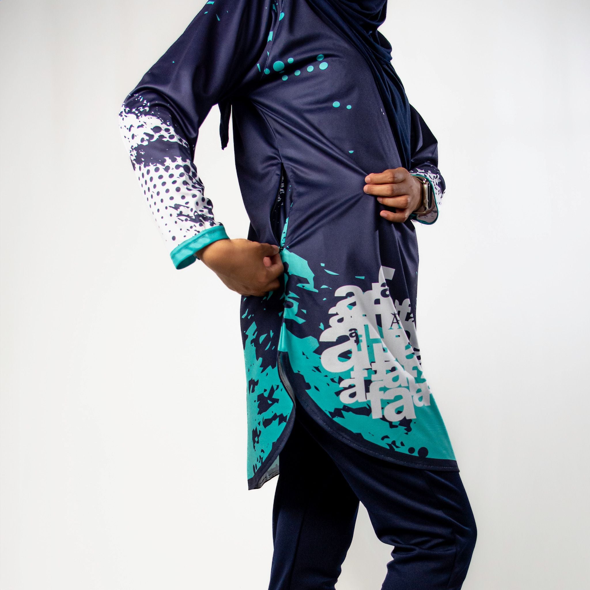 Afactivecasual Typo Series Premium Drifit Tunic