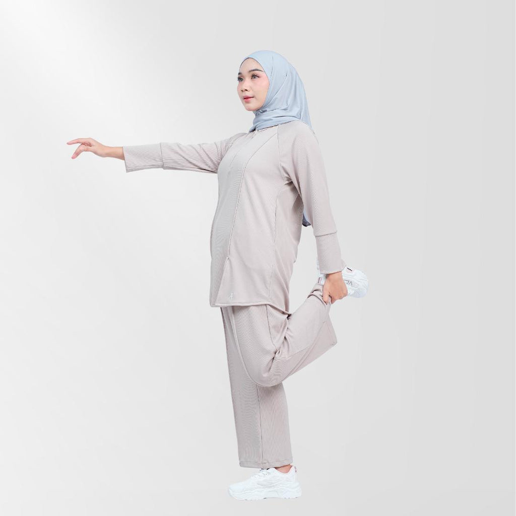 Afactivecasual Relax Motion Pants in Cooling Ribbed