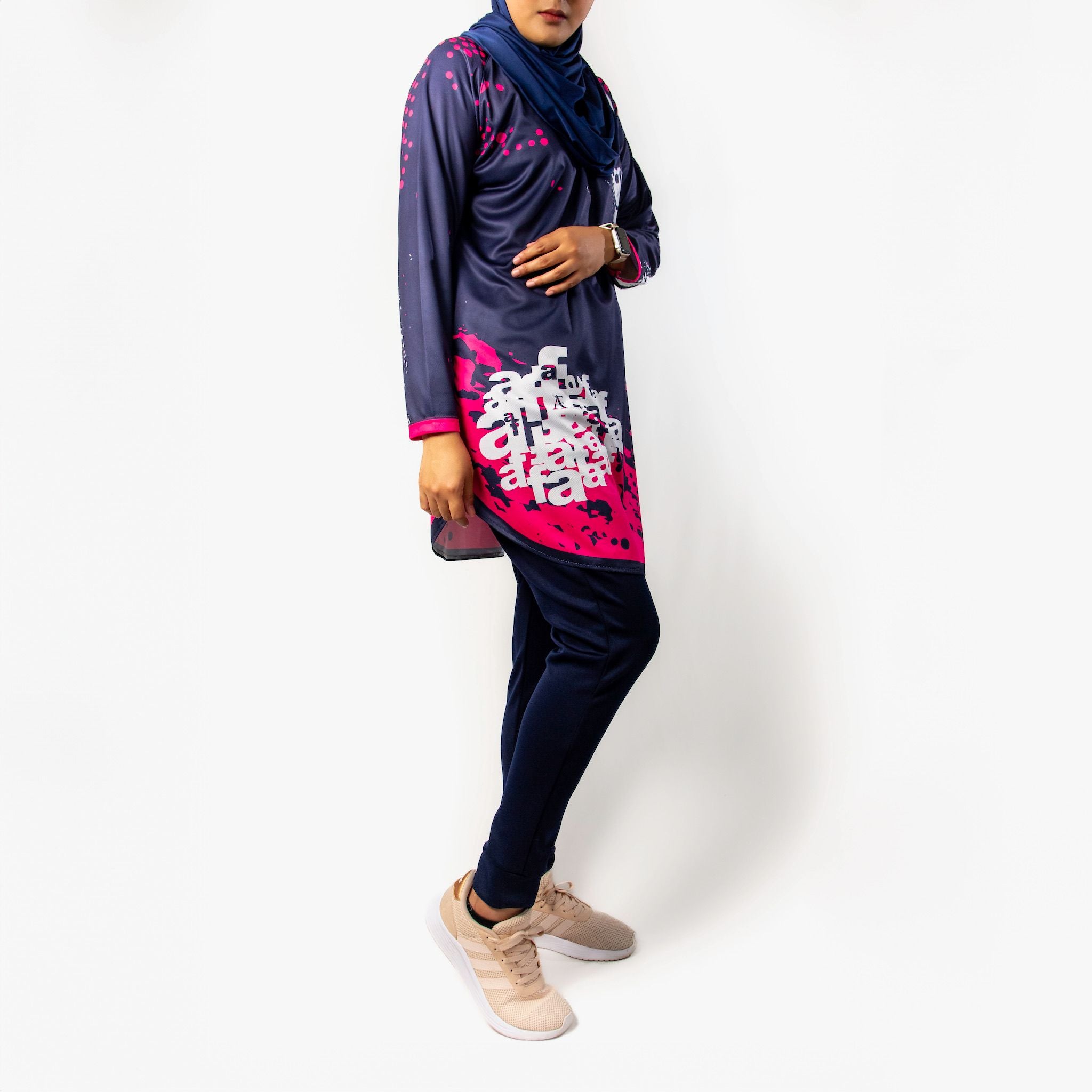 Afactivecasual Typo Series Premium Drifit Tunic
